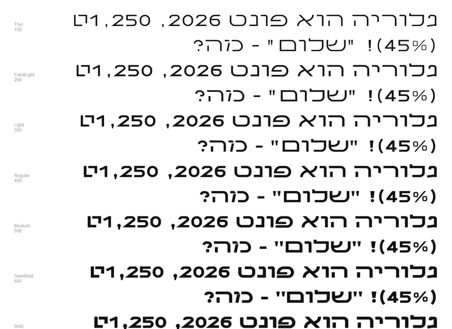 הרצל בכל המשקלים